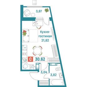 32 м², 1-комнатная квартира 23 000 ₽ в месяц - изображение 53