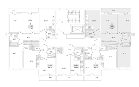 126 м², 4-комнатная квартира 29 990 000 ₽ - изображение 133