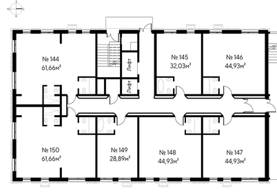 44,9 м², 2-комнатная квартира 5 750 000 ₽ - изображение 17