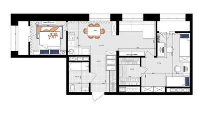 Квартира 67,8 м², 3-комнатная - изображение 2