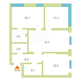 Квартира 76 м², 3-комнатная - изображение 1