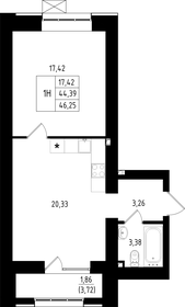 50 м², 1-комнатная квартира 8 500 000 ₽ - изображение 21