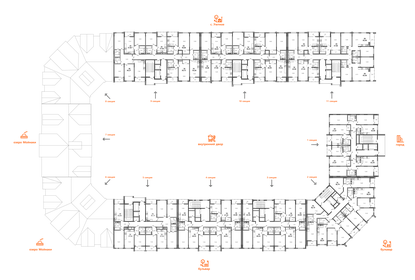 50,2 м², 1-комнатная квартира 6 800 000 ₽ - изображение 55