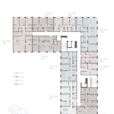 Квартира 73,1 м², 2-комнатные - изображение 3