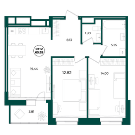 126 м², 4-комнатная квартира 9 000 000 ₽ - изображение 126