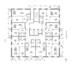 59,7 м², 2-комнатная квартира 6 500 000 ₽ - изображение 111