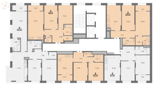 7,7 м², юридический адрес 4 700 ₽ в месяц - изображение 4