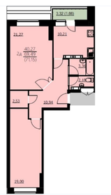 71,2 м², 2-комнатная квартира 5 407 400 ₽ - изображение 95