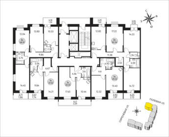 36,8 м², 1-комнатная квартира 6 050 000 ₽ - изображение 67