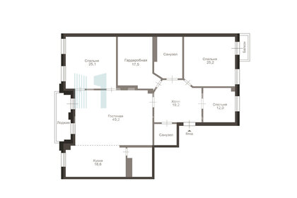 Квартира 183 м², 4-комнатная - изображение 1