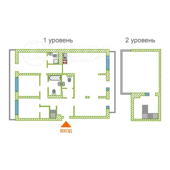190 м², квартира-студия 18 250 000 ₽ - изображение 1