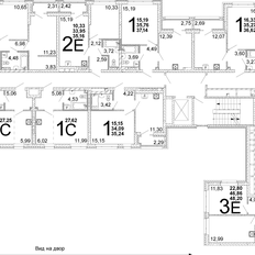 Квартира 53,9 м², 2-комнатная - изображение 2