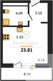Квартира 23,8 м², 1-комнатная - изображение 1