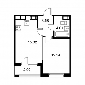 36,6 м², 1-комнатная квартира 5 709 600 ₽ - изображение 37