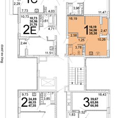 Квартира 35,3 м², 1-комнатная - изображение 2