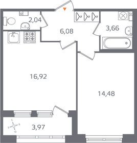 44,6 м², 1-комнатная квартира 14 100 000 ₽ - изображение 116
