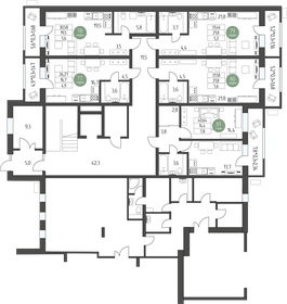 46,8 м², 1-комнатная квартира 6 004 980 ₽ - изображение 30