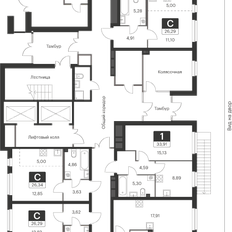 Квартира 35,6 м², 1-комнатная - изображение 2