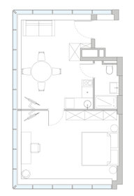 Квартира 38,9 м², 1-комнатные - изображение 1