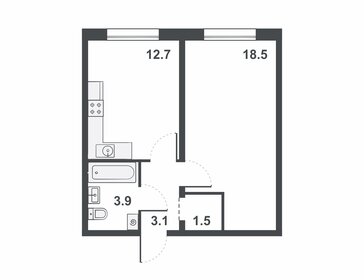 43 м², 2-комнатная квартира 3 420 000 ₽ - изображение 83