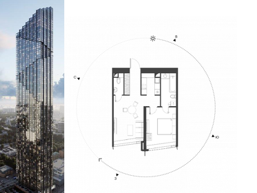 72,3 м², 1-комнатные апартаменты 46 850 000 ₽ - изображение 84