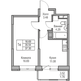 38,2 м², 1-комнатная квартира 6 650 000 ₽ - изображение 87