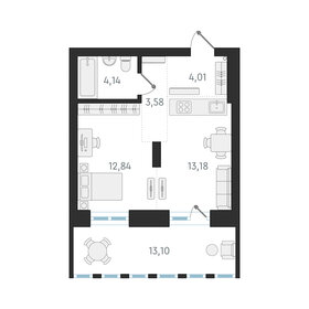 40 м², 1-комнатная квартира 6 050 000 ₽ - изображение 92