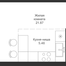Квартира 32,1 м², студия - изображение 3