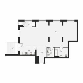 105,8 м², 3-комнатная квартира 19 300 000 ₽ - изображение 12