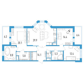 120,6 м², 3-комнатная квартира 24 120 000 ₽ - изображение 9