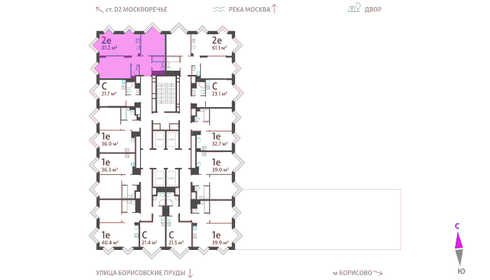 80 м², 3-комнатная квартира 22 000 000 ₽ - изображение 92