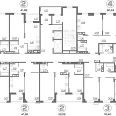 Квартира 76,4 м², 3-комнатная - изображение 2