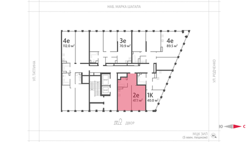 46,8 м², 1-комнатная квартира 21 481 854 ₽ - изображение 12