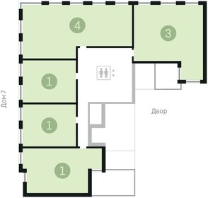 53 м², 1-комнатная квартира 6 600 000 ₽ - изображение 50