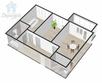 Квартира 57,5 м², 2-комнатная - изображение 1