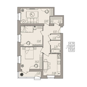 110,7 м², 4-комнатные апартаменты 8 400 000 ₽ - изображение 104