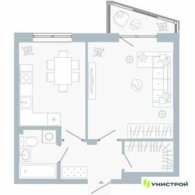 41,6 м², 1-комнатная квартира 5 600 000 ₽ - изображение 23