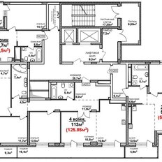 Квартира 125,9 м², 4-комнатная - изображение 2