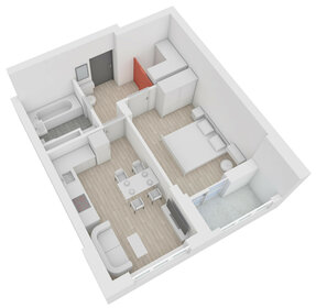 42,4 м², 1-комнатная квартира 5 299 576 ₽ - изображение 13