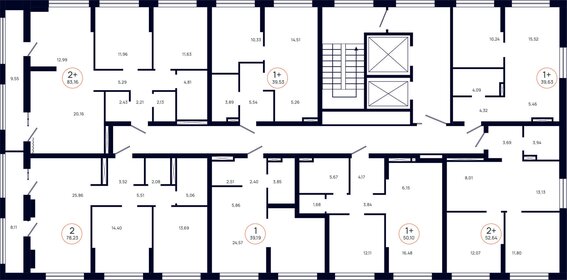 72,6 м², 2-комнатная квартира 10 198 000 ₽ - изображение 24