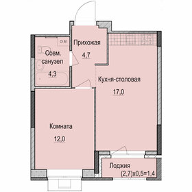 39,7 м², 1-комнатная квартира 7 290 000 ₽ - изображение 52