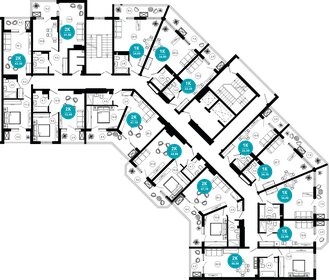 35,1 м², 1-комнатные апартаменты 32 292 000 ₽ - изображение 7