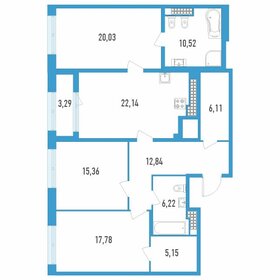 Квартира 117,8 м², 3-комнатная - изображение 1