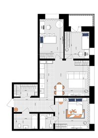 Квартира 91,3 м², 3-комнатная - изображение 2