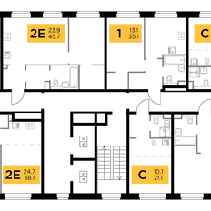 Квартира 57,9 м², 2-комнатная - изображение 2