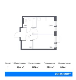 Квартира 37,1 м², 1-комнатная - изображение 1