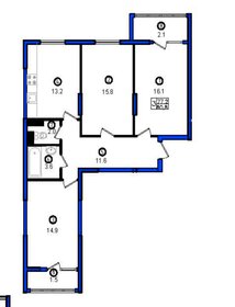 Квартира 81 м², 3-комнатная - изображение 1