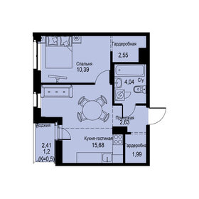 46,7 м², 2-комнатная квартира 8 300 000 ₽ - изображение 64