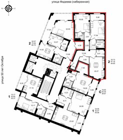 Квартира 94,9 м², 2-комнатная - изображение 2