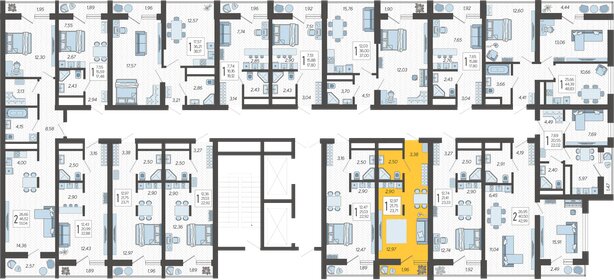 29,5 м², апартаменты-студия 10 900 000 ₽ - изображение 30